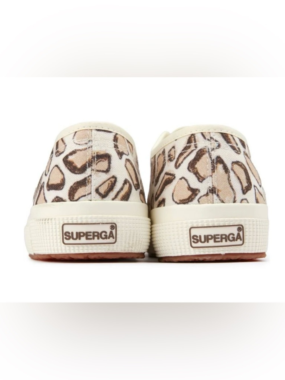 Superga 2750 Giraffa Print Sneakers Beige Natural Leopard Size 7.5 NWT - Picture 10 of 10